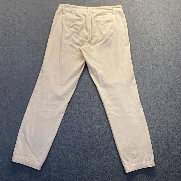 Anthropologie‎ Womens Relaxed Fit Chino Pants Size 27,Pink,Pockets,Zipper - Picture 2 of 11